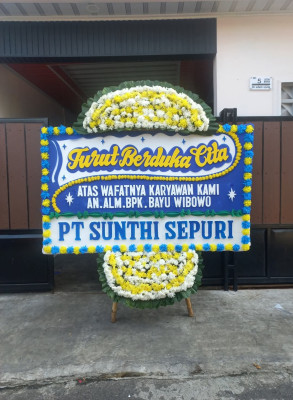 Papan Bunga Duka di Sigumpar